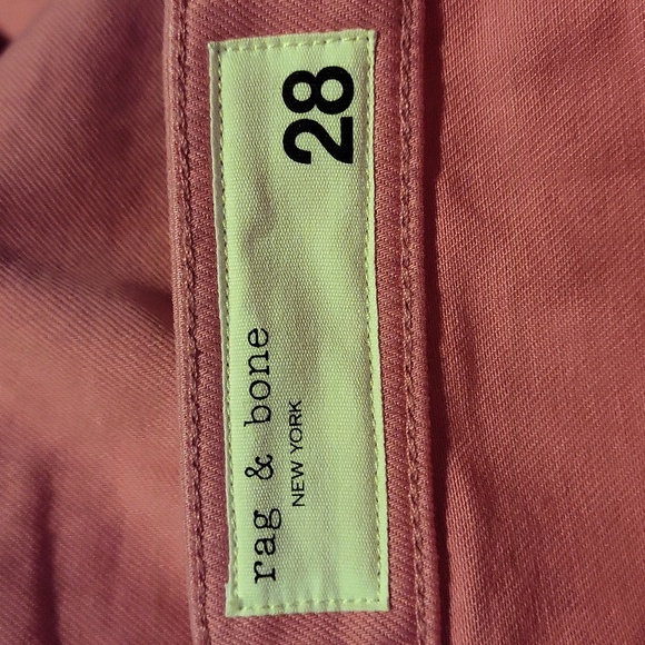 Rag & Bone Sid Carpenter Jean's in Bright Pink 28, NWT - Picture 11 of 13